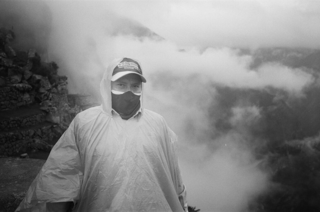 Peruvian man with a Poncho