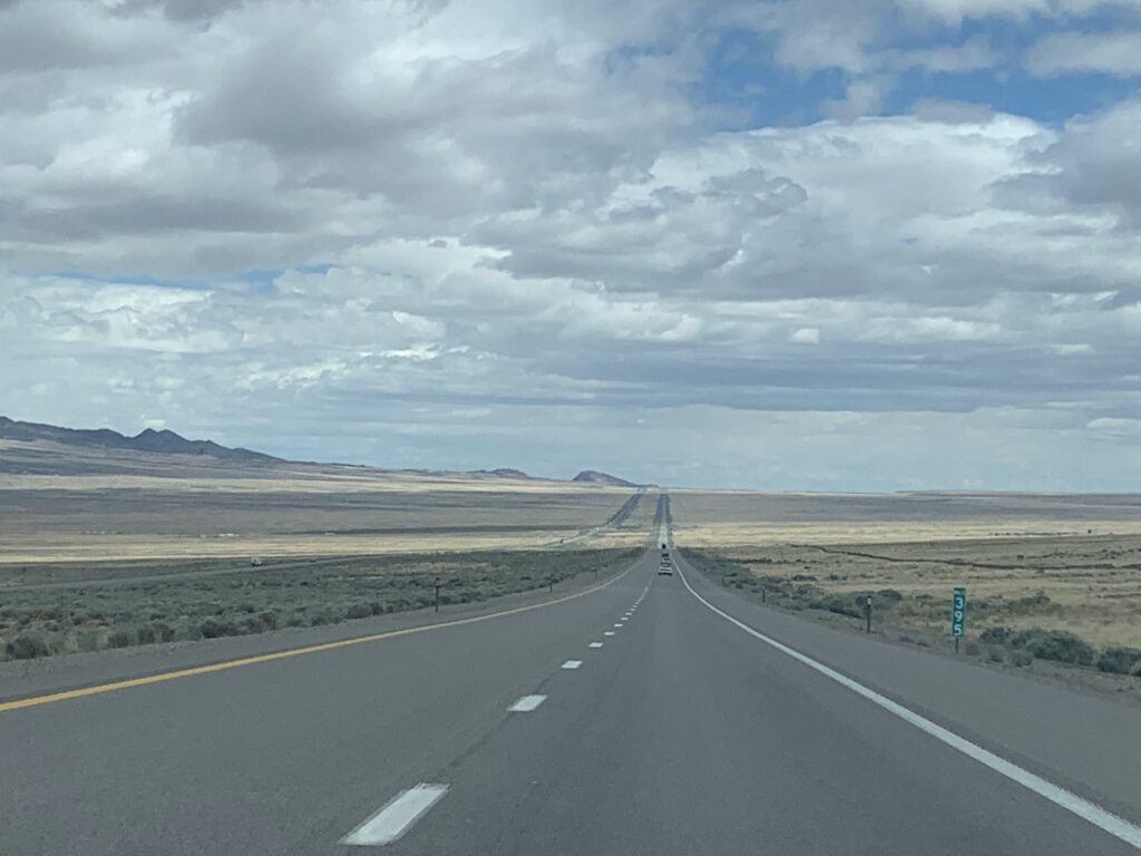 Driving through Nevada
