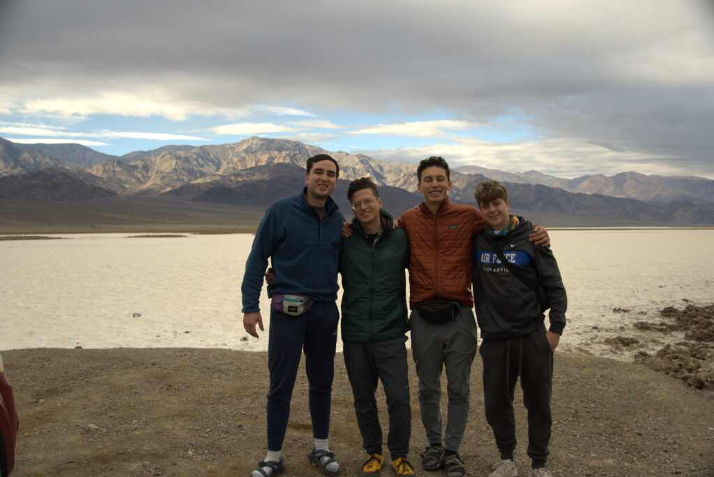 Salt flats in Death Valley