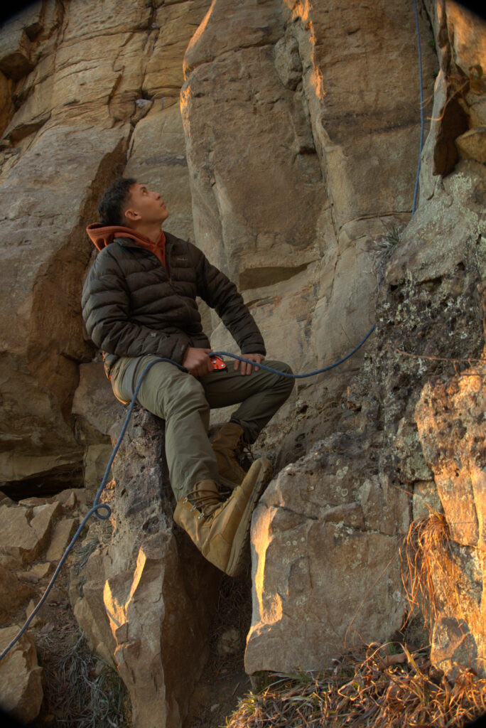 Belaying at the Tennessee Wall