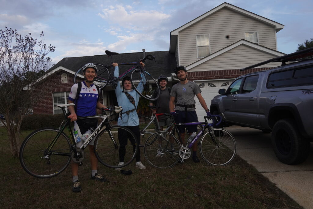 100 mile bike trip in Mississippi