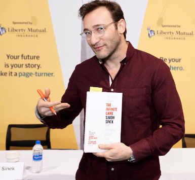 Simon Sinek book signing