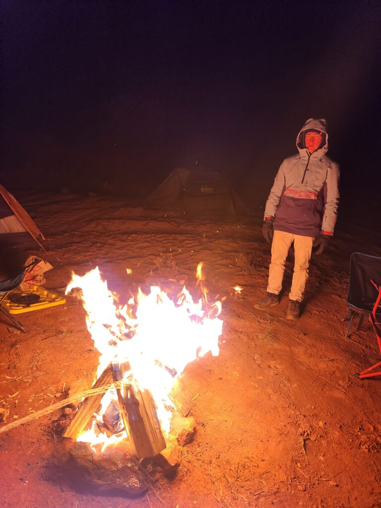 Fire bending in Utah