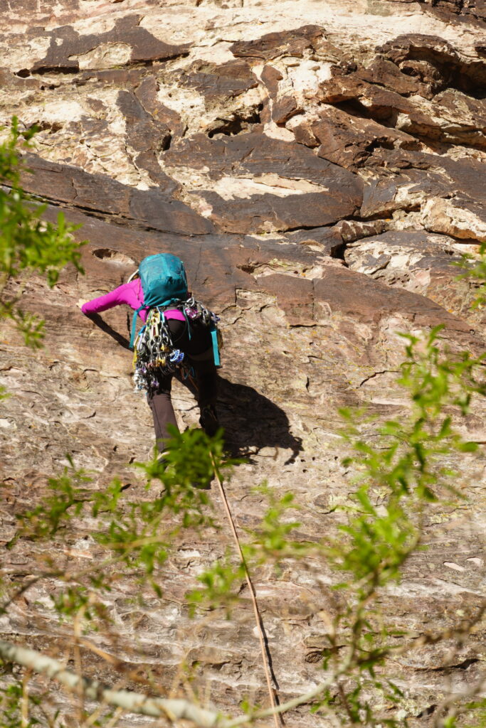 Rock climbing