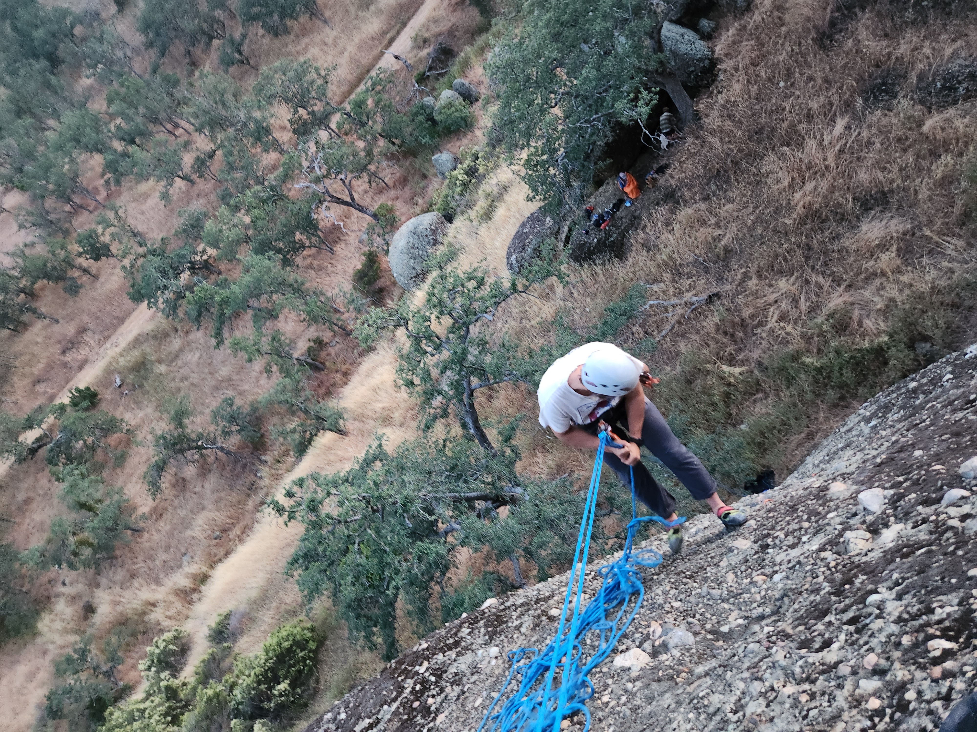 Repel Rock Climbing