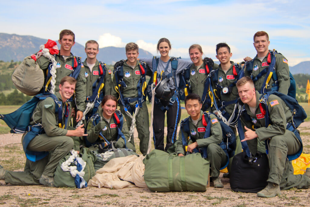 skydiving air force